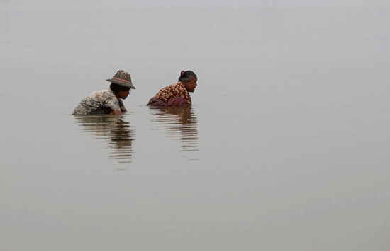 pescadoras en Birmania