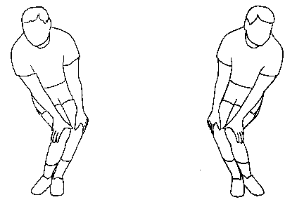 Estiramientos de rodilla